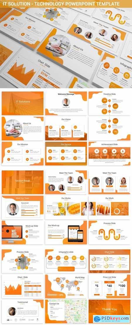 IT Solution - Technology Powerpoint Template