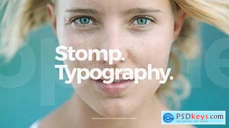 VideoHive Stomp Opener Clean Typography Event Promo Dynamic Slideshow