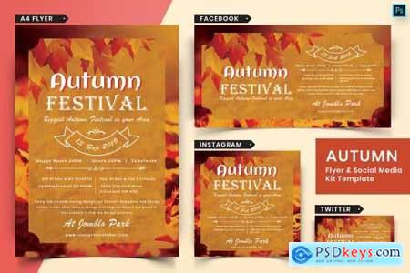 Autumn Festival Flyer & Social Media Pack-02