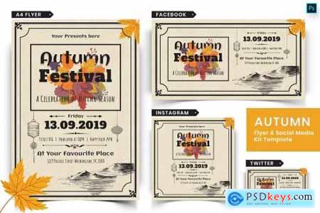 Autumn Festival Flyer & Social Media Pack-01
