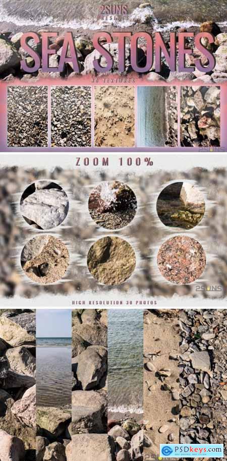 Sea Stones 30 Nature Textures Photoshop 1687140