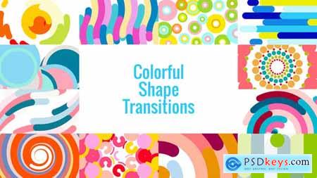VideoHive Colorful Shape Transitions AE 23432459