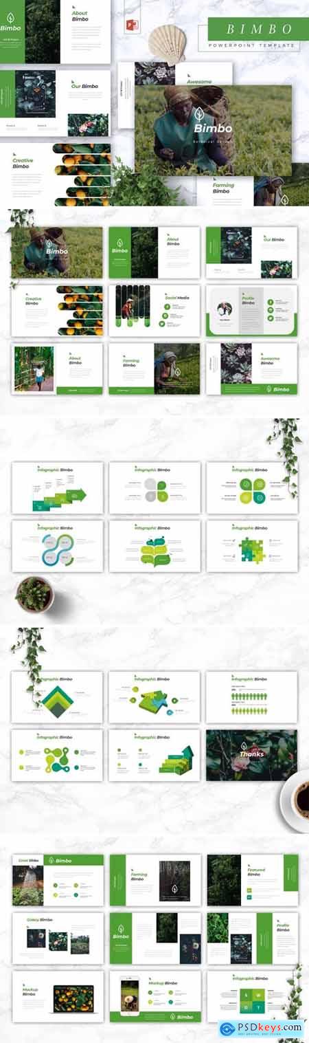 BIMBO - Botanical Powerpoint, Keynote and Google Slides Templates