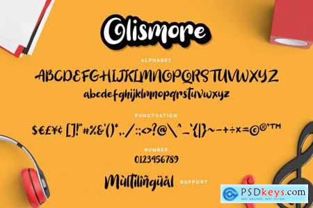 Olismore - Playfull Font