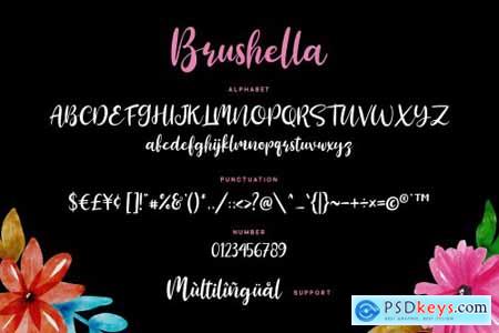Brushella - Script Font