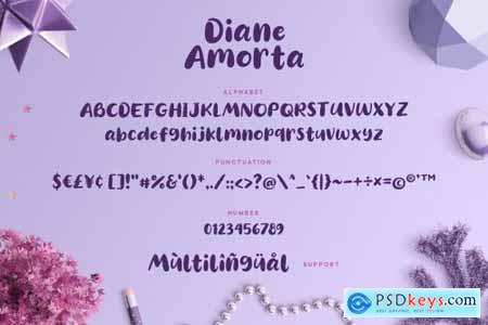 Diane Amorta - Cute Font