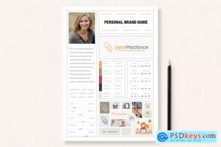 One Page Personal Brand Style Guide