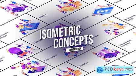 Videohive Isometric Concept - Lottie Edition 24313572