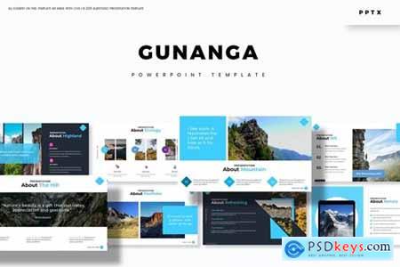 Gunanga Powerpoint, Keynote and Google Slides Templates