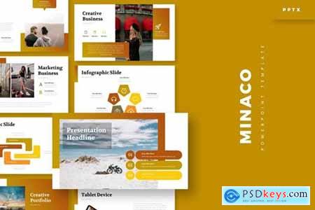 Minaco Powerpoint, Keynote and Google Slides Templates