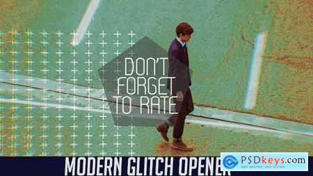 Videohive Modern Glitch Opener 11453473