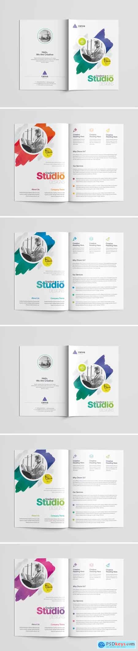 Business Bi-Fold Brochure Template