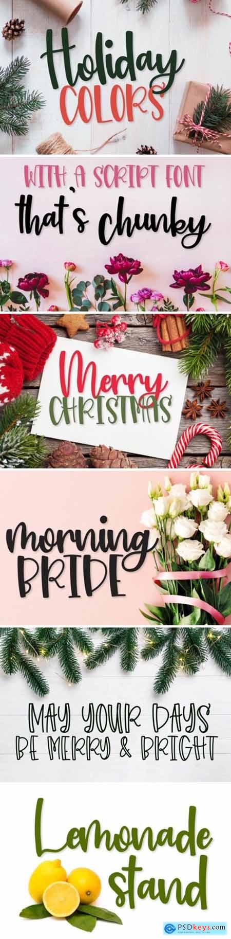 Holiday Colors Font