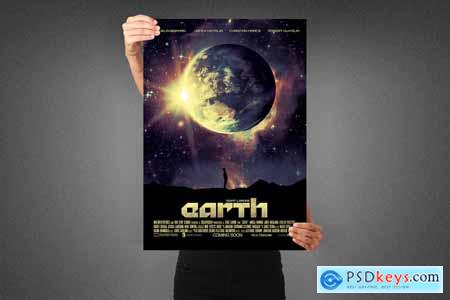 Earth Movie Poster Template 3990131