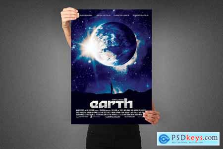 Earth Movie Poster Template 3990131