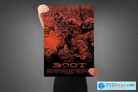 Boot Movie Poster Template 3991113