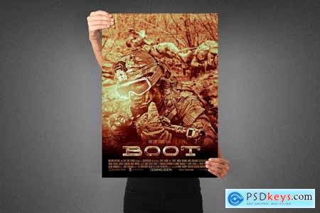 Boot Movie Poster Template 3991113