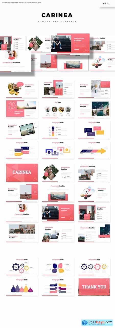 Carinea Powerpoint, Keynote and Google Slides Templates