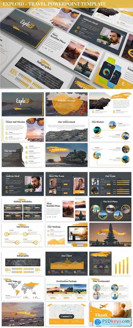Exploid - Travel Powerpoint Template