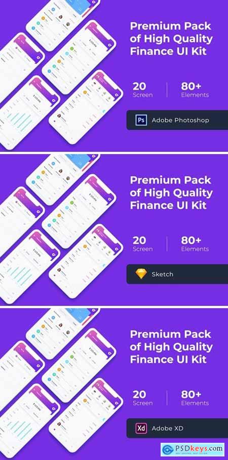 Finance Mobile UI KIT Bundle