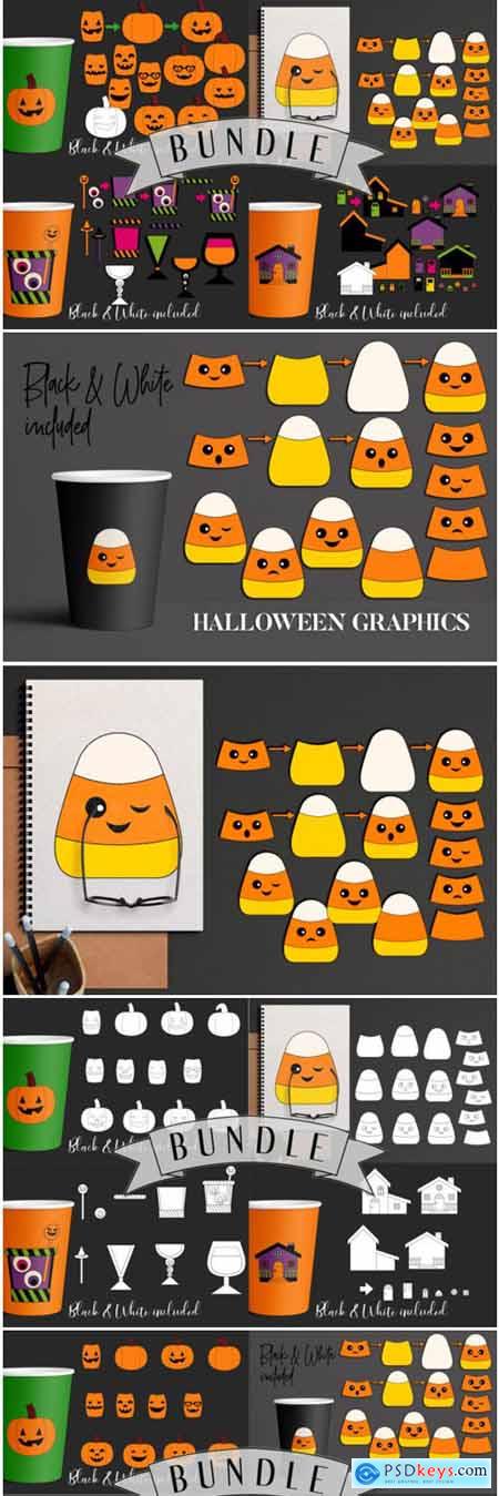 Halloween DIY Clip Art Bundle 1698701