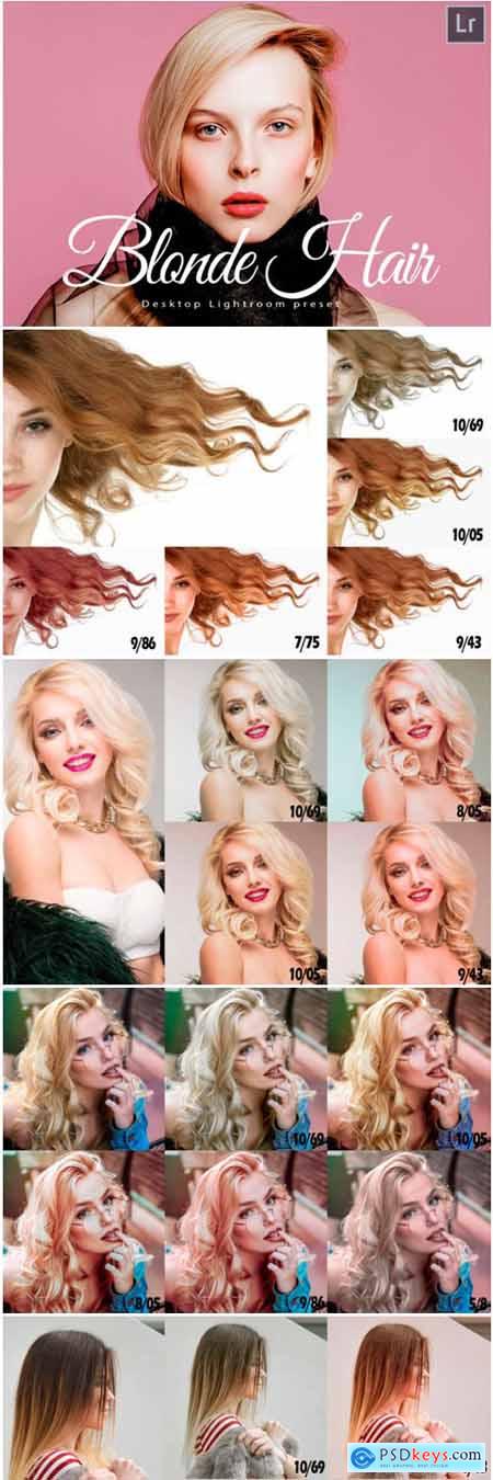 14 Blonde Hair Desktop Lightroom Presets 1700938