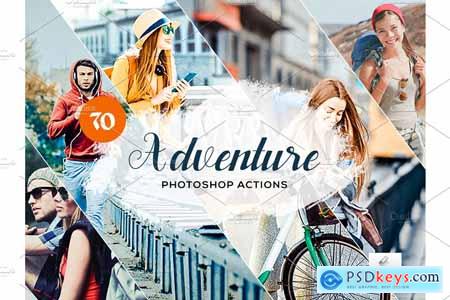 70 Adventure Photoshop Actions 3934254