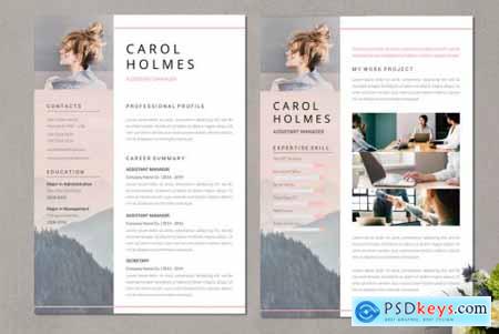 AssistantManager CV Resume Template Vol 65
