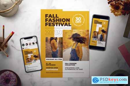 Fall Fashion Flyer Set