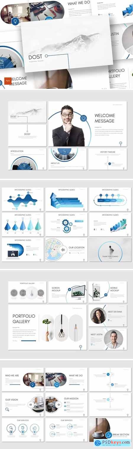 Dost Powerpoint, Keynote and Google Slides Templates