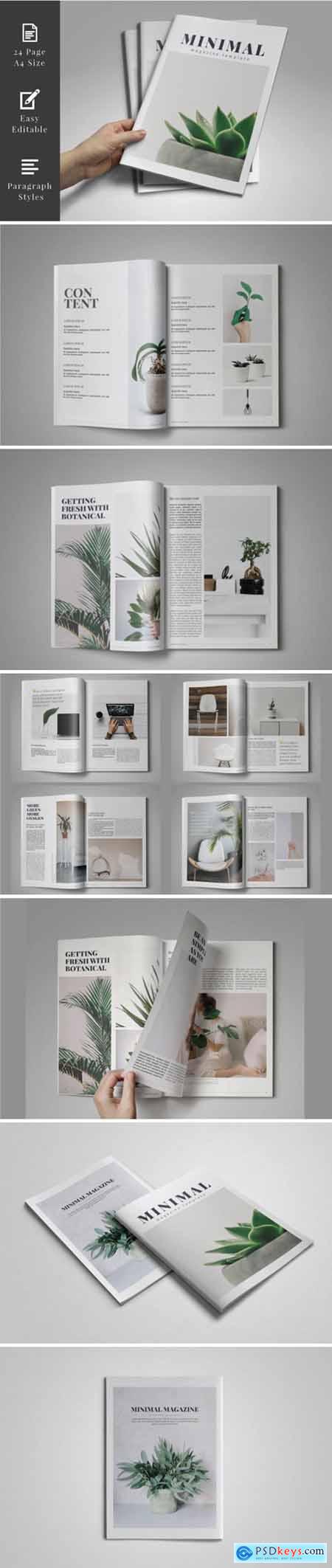 Minimal Magazine Template 1709419