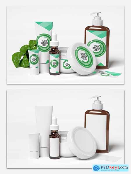 Cosmetic Containers Mockup 238962215