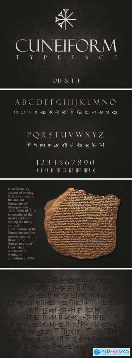 Cuneiform Font