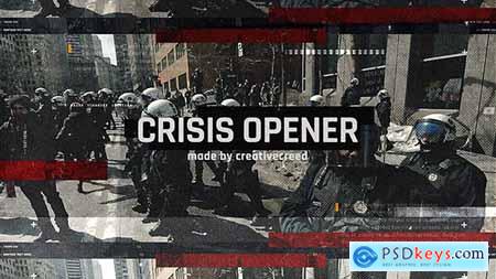 Videohive Crisis Opener Dynamic Grunge Slideshow Riot and Rebellion Revolt and Protest Cataclysm