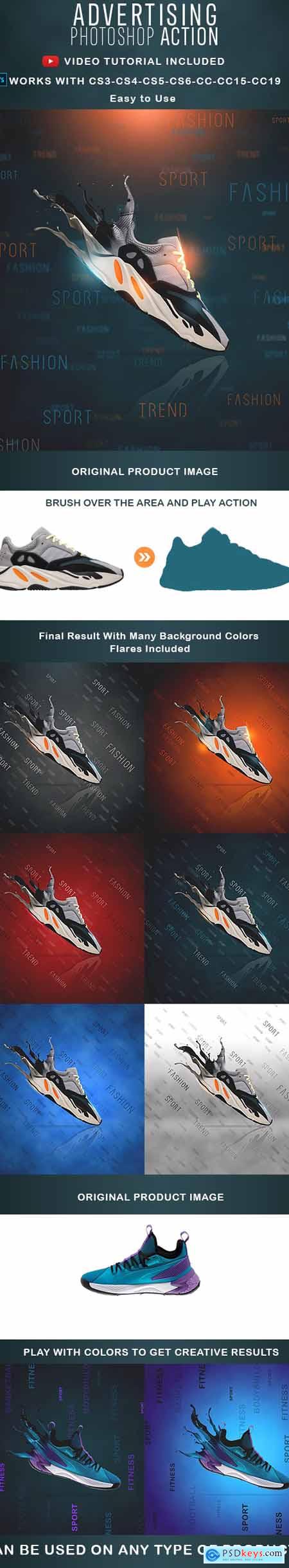 Advertising Dispersion Photoshop Actions 24302120
