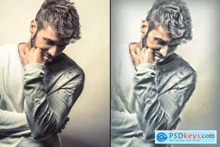 Oil Painting Photoshop Actions 3948266