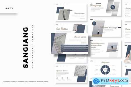 Sangiang Powerpoint, Keynote and Google Slides Templates