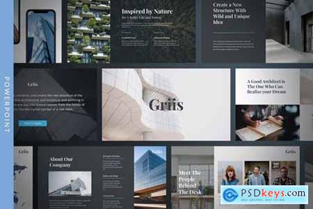 GRISS - Modern Business Powerpoint, Keynote and Google Slides Templates