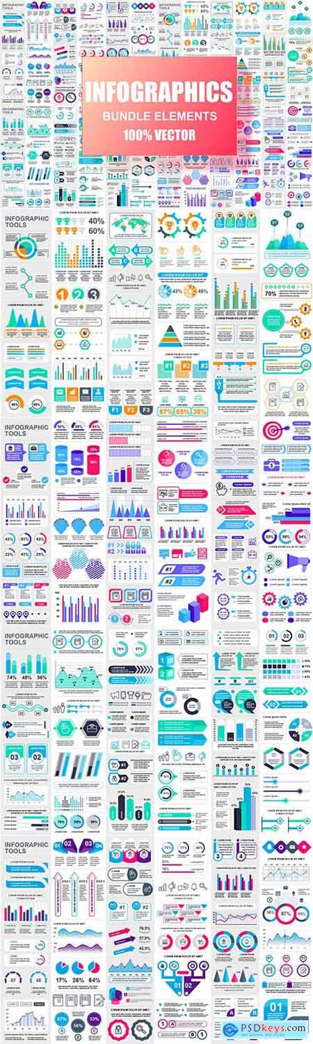 Infographic Elements Template Info Graphics 53DR6VM
