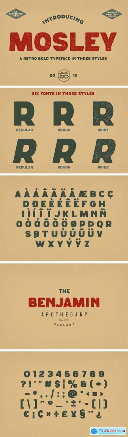Mosley Font Family