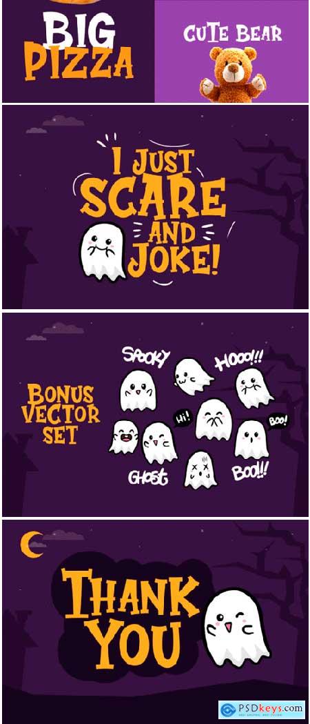 Cute Ghost Font Family