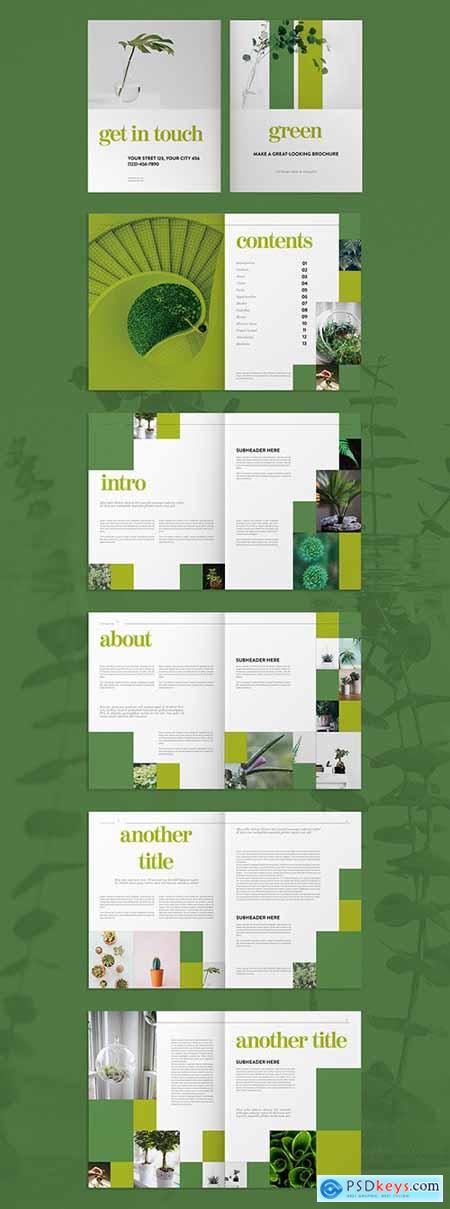 Green and White Brochure 274118433