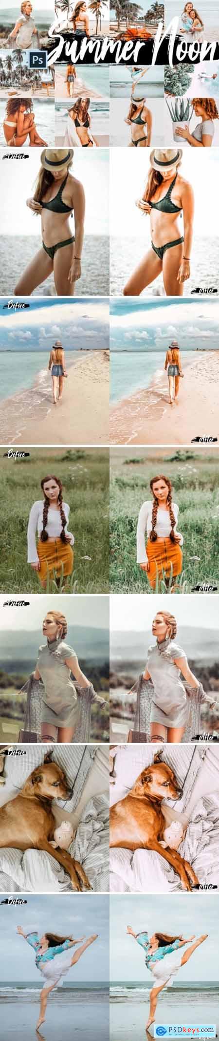 5 Summer Noon Photoshop Actions 1725146