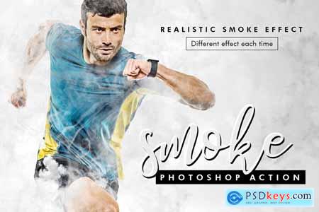 Smoke Photoshop Action 3983725