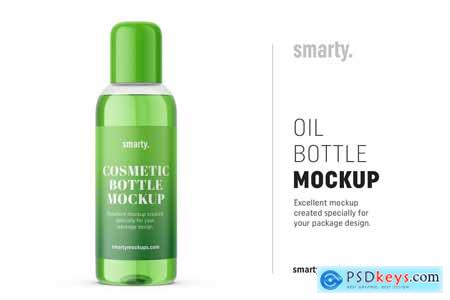 Cosmetic oil bottle mockup 3446392