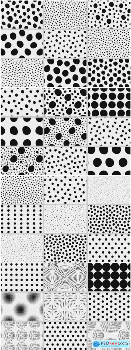 Polka Dots Seamless Patterns 1715076