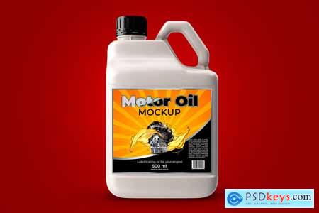 Bottle Motor Oil Mockup 3748950