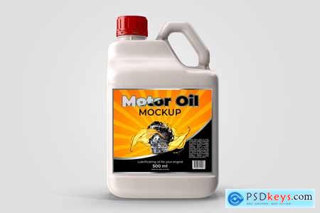 Bottle Motor Oil Mockup 3748950