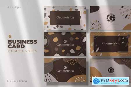 6 Abstract Business Card Templates