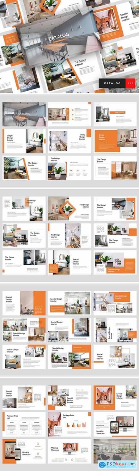 Catalog - Furniture Powerpoint, Keynote and Google Slides Templates